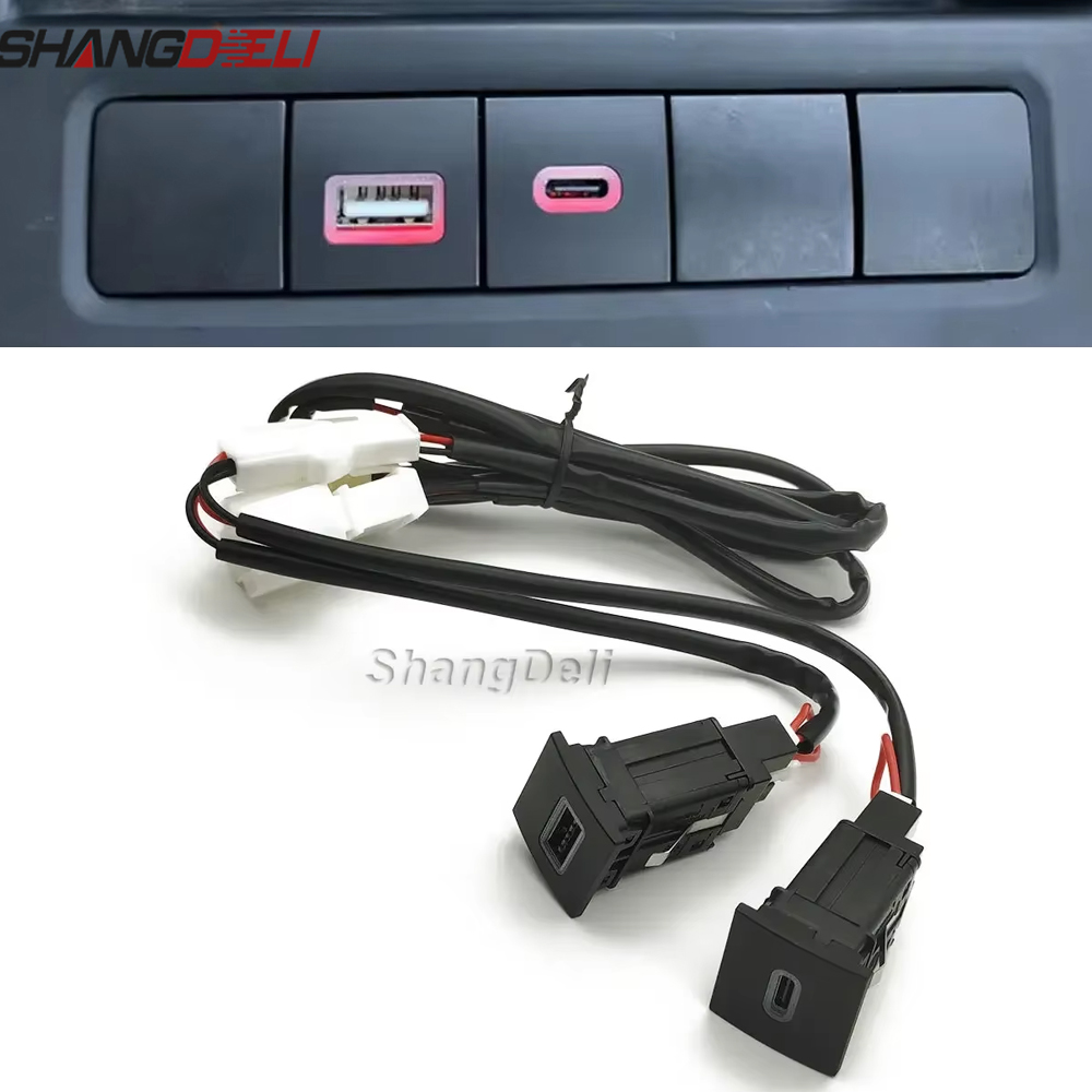 Usb C Power Adapter - Autolader Socket Dual USB PD Type