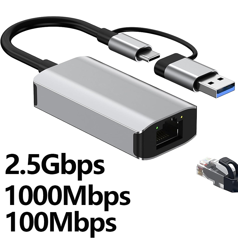 Laptop Accessories Gadgets - 2,5G (2500 Mbps) USB 3.0 Type-C