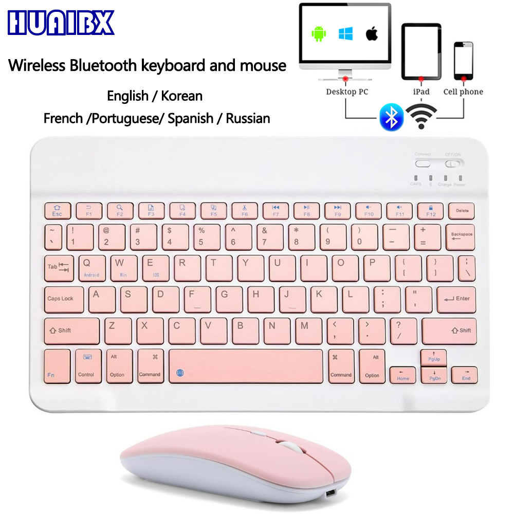 Mini Wireless Mouse - 10 inch draadloos Bluetooth-minitoetsenbord voor iPad-telefoon