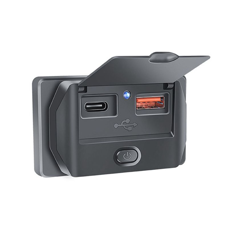 Usb C Power Adapter - A73Q-Quick Charge PD Type-C + USB-poorten