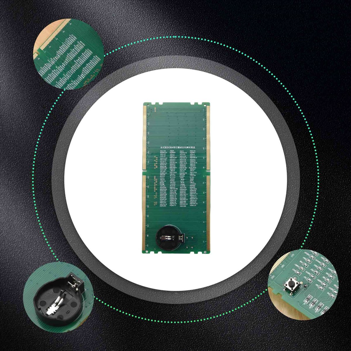 Memory Ram Upgrade - ~Geüpgradede 2026-DDR4 testkaart RAM-geheugenslot LED desktop