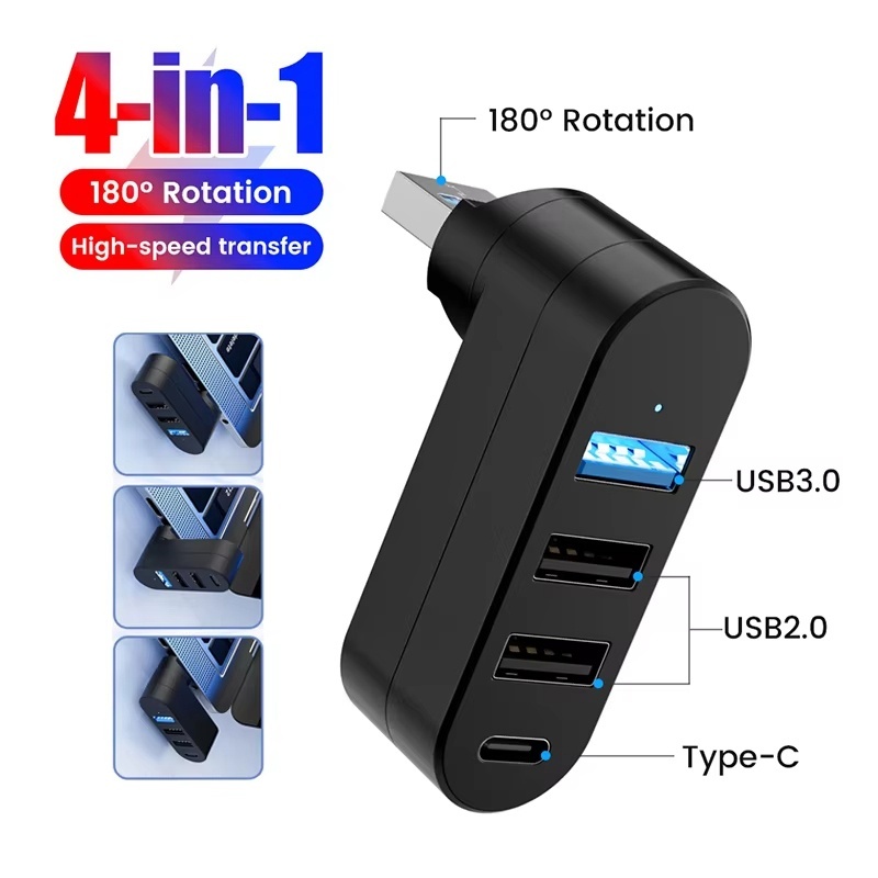 Laptop Accessories Gadgets - USB Hub 3.0 Mini Splitter Box
