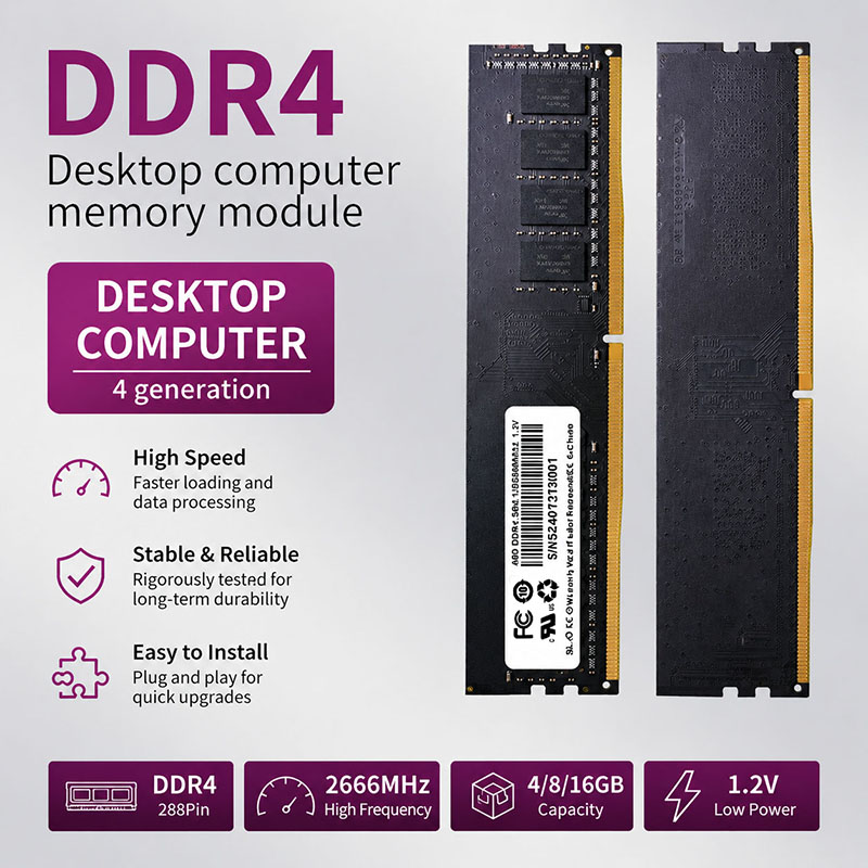 DDR4 RAM 4GB 8GB 16GB PC4 Desk - Memory Ram Upgrade recensie en prijs