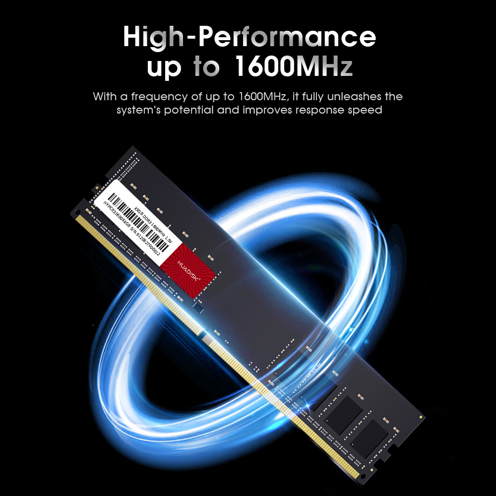 HUADISK 8GB DDR3 1600MHz RAM D - Memory Ram Upgrade recensie en prijs