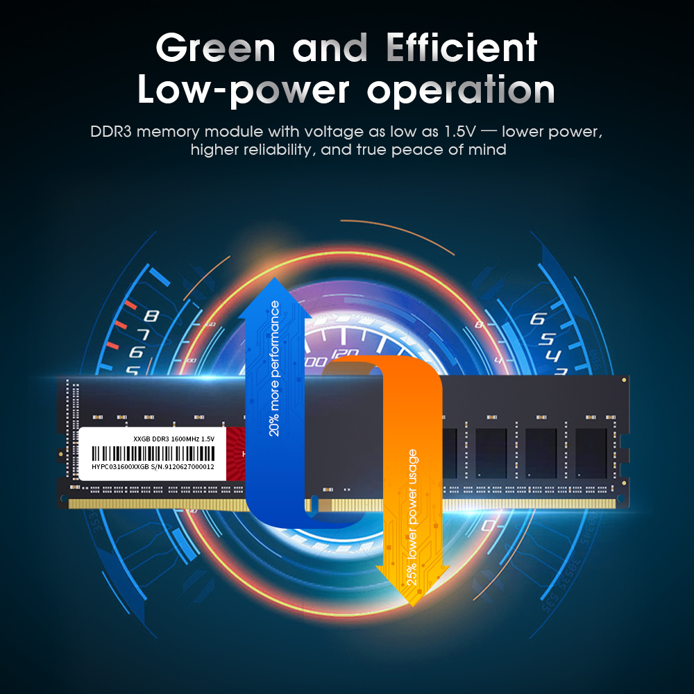 HUADISK 8GB DDR3 1600MHz RAM D - Memory Ram Upgrade recensie en prijs