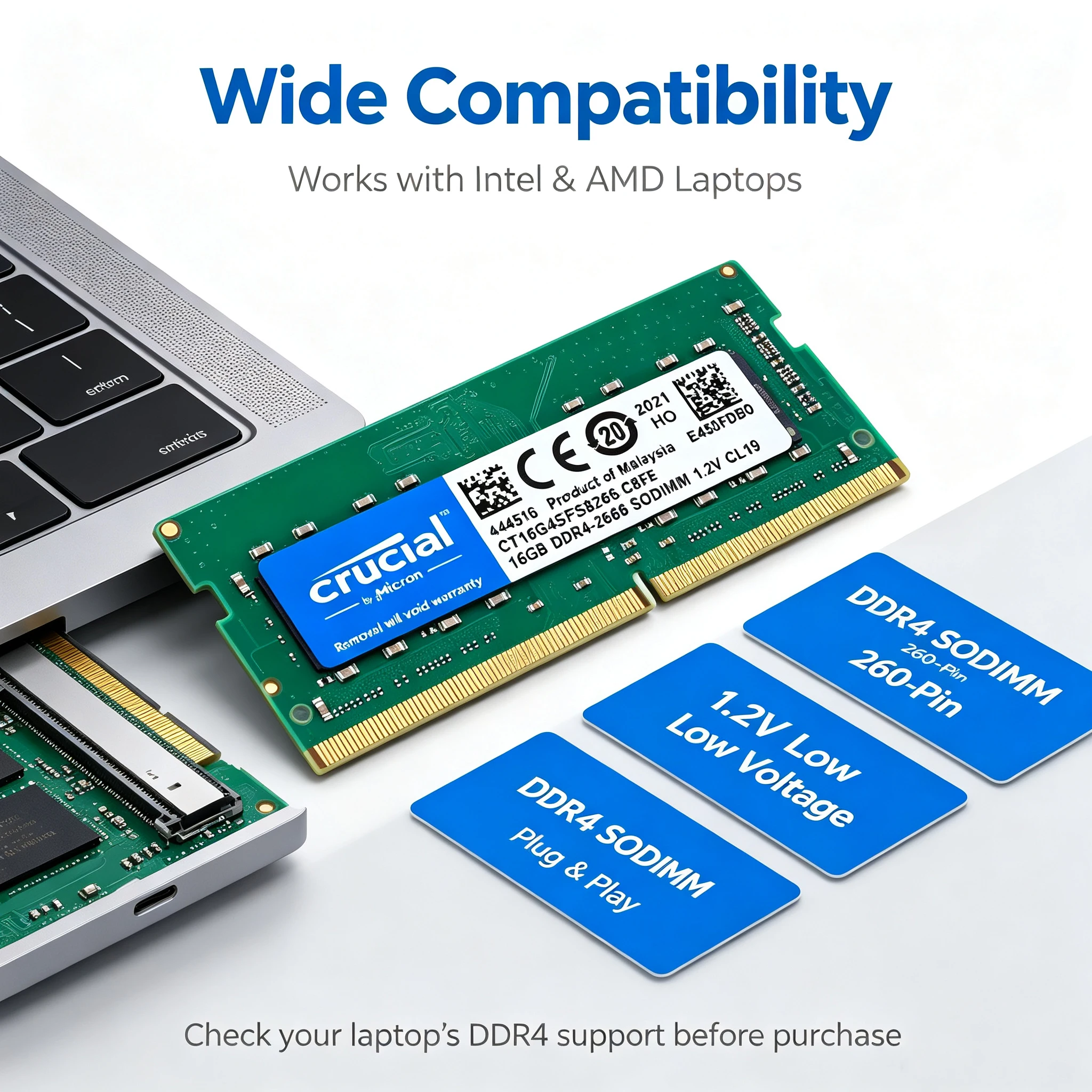 Cruciale DDR4 Laptop RAM SODIM - Memory Ram Upgrade recensie en prijs