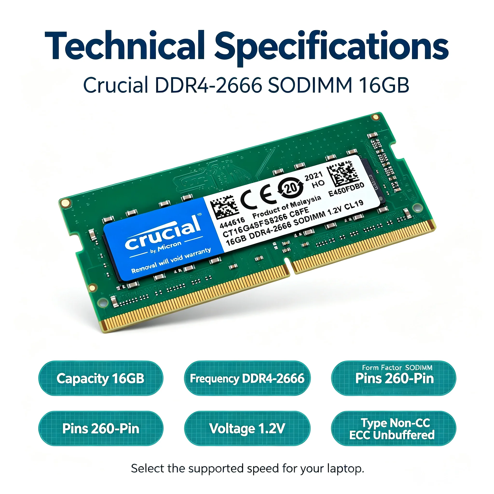 Cruciale DDR4 Laptop RAM SODIM - Memory Ram Upgrade recensie en prijs