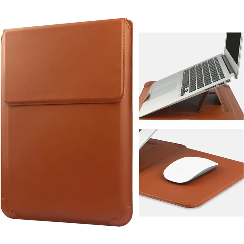 Draagbare lederen laptophoes t - Laptop Accessories Bag recensie en prijs