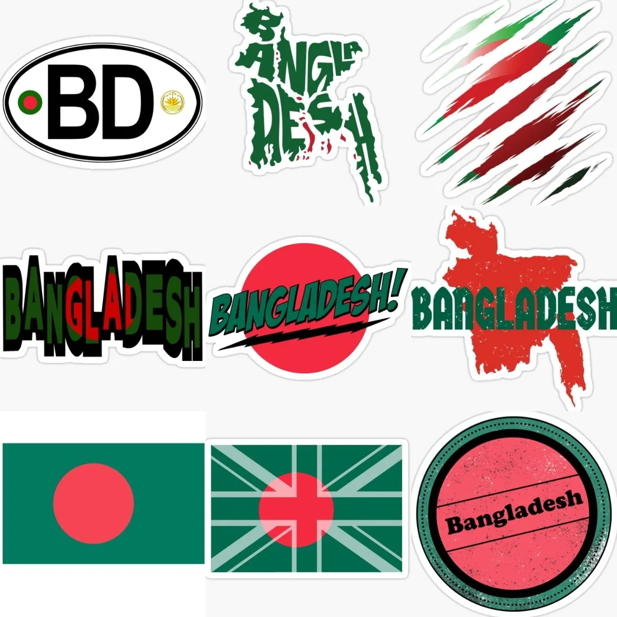 Bangladesh BD Vlag Kaart Badge - Laptop Accessories Bd recensie en prijs