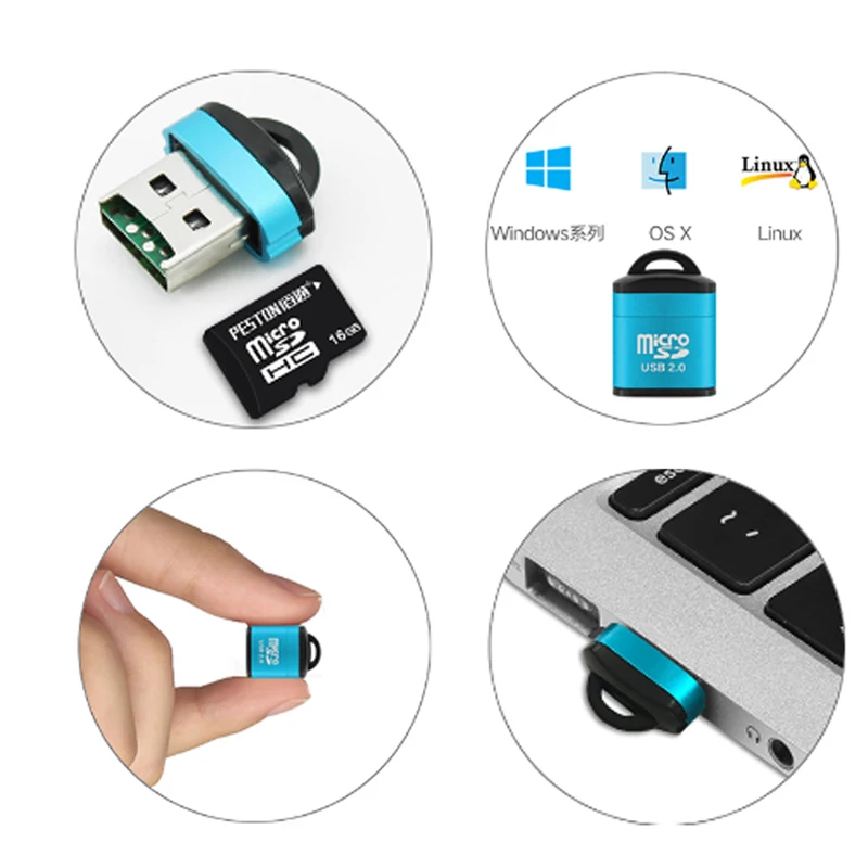 Mini USB Micro SD/TF Geheugenk - Laptop Accessories Gadgets recensie en prijs