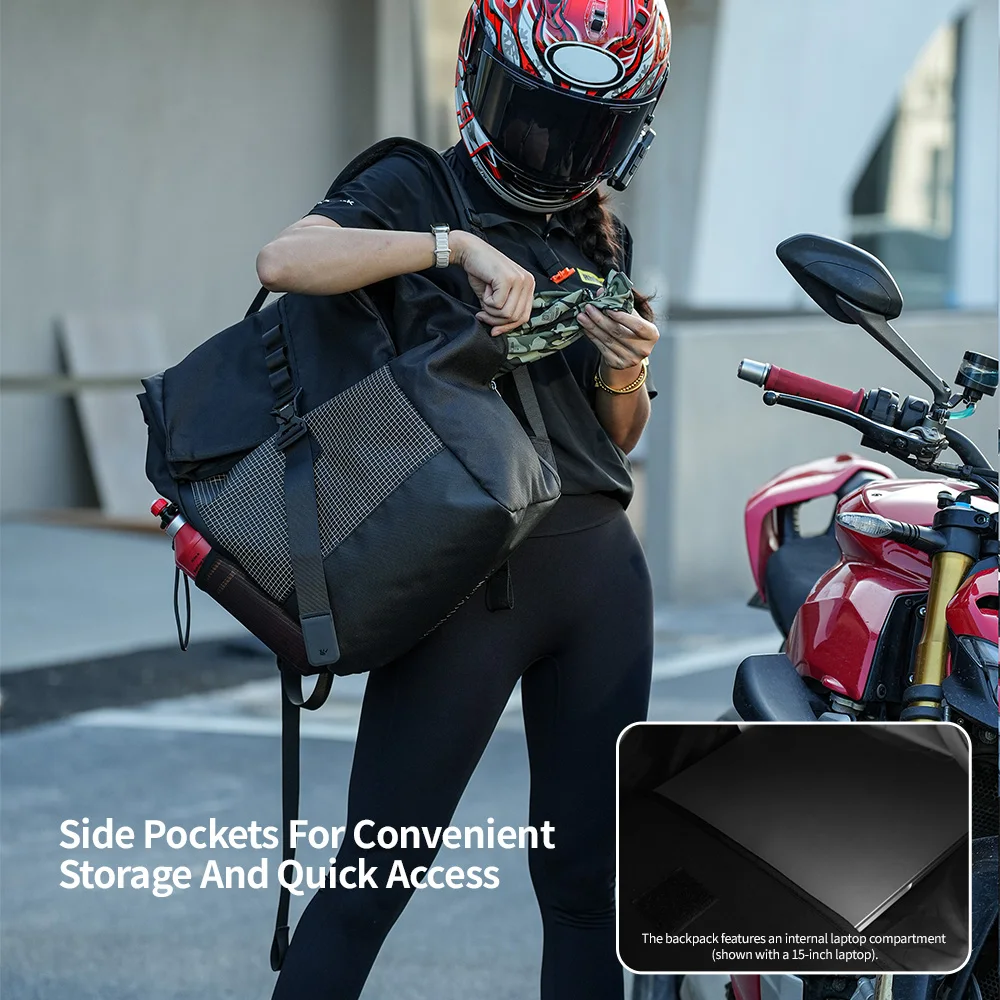 Rhinowalk Motorhelm Rugzak 45l - Laptop Accessories Bag recensie en prijs